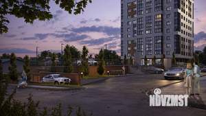 Студия квартира, строящийся дом, 36м2, 10/16 этаж
