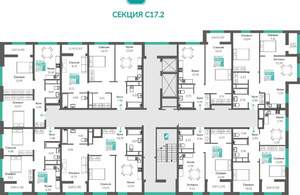 2-к квартира, вторичка, 59м2, 11/16 этаж