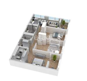 3-к квартира, вторичка, 80м2, 13/17 этаж