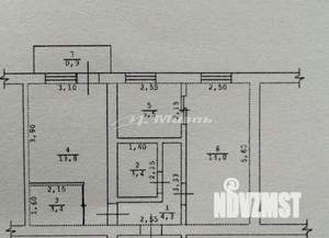2-к квартира, вторичка, 44м2, 3/5 этаж