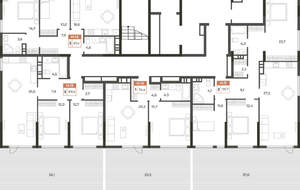 2-к квартира, вторичка, 132м2, 1/8 этаж
