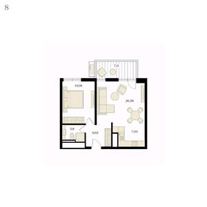 2-к квартира, вторичка, 53м2, 3/12 этаж