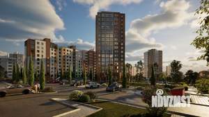1-к квартира, вторичка, 39м2, 9/16 этаж