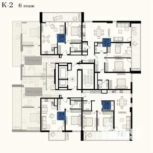 2-к квартира, вторичка, 59м2, 6/12 этаж