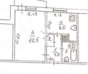 3-к квартира, вторичка, 34м2, 6/9 этаж