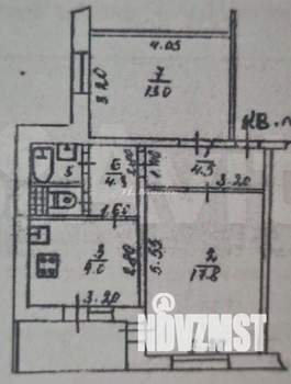 2-к квартира, вторичка, 52м2, 2/9 этаж