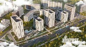 2-к квартира, строящийся дом, 51м2, 10/16 этаж
