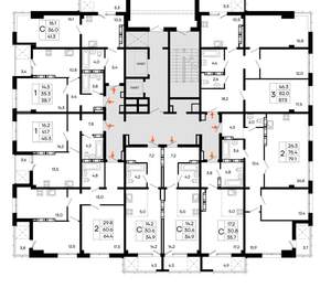 Студия квартира, вторичка, 35м2, 11/16 этаж