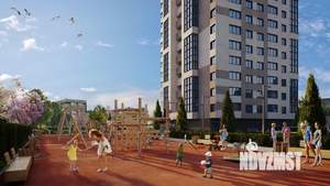 1-к квартира, строящийся дом, 39м2, 11/16 этаж