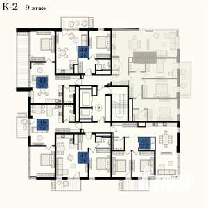 2-к квартира, вторичка, 57м2, 9/12 этаж