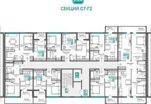 1-к квартира, вторичка, 36м2, 7/9 этаж