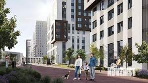 2-к квартира, строящийся дом, 62м2, 7/10 этаж