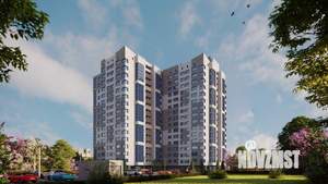 1-к квартира, строящийся дом, 39м2, 10/16 этаж