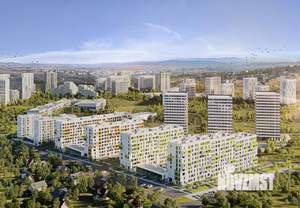 1-к квартира, строящийся дом, 36м2, 7/9 этаж