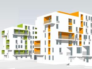 3-к квартира, строящийся дом, 70м2, 1/9 этаж