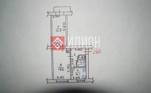 2-к квартира, вторичка, 45м2, 4/5 этаж