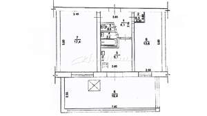 3-к квартира, вторичка, 64м2, 1/5 этаж
