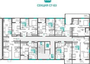 1-к квартира, вторичка, 31м2, 5/9 этаж