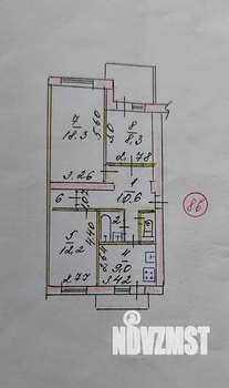 3-к квартира, вторичка, 67м2, 1/5 этаж