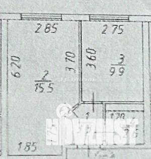 1-к квартира, вторичка, 31м2, 12/12 этаж