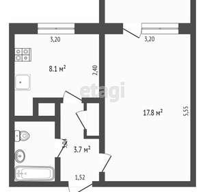 1-к квартира, вторичка, 36м2, 1/9 этаж