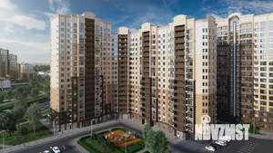 2-к квартира, строящийся дом, 59м2, 1/19 этаж