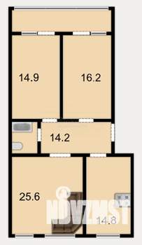 3-к квартира, вторичка, 86м2, 9/9 этаж