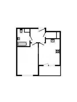 1-к квартира, вторичка, 41м2, 6/8 этаж
