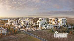 2-к квартира, строящийся дом, 54м2, 1/10 этаж