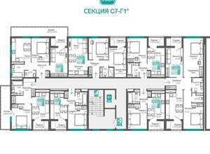 1-к квартира, вторичка, 30м2, 9/9 этаж