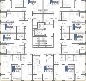 1-к квартира, вторичка, 37м2, 7/16 этаж