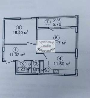 2-к квартира, вторичка, 59м2, 4/9 этаж
