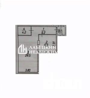 1-к квартира, вторичка, 50м2, 10/10 этаж