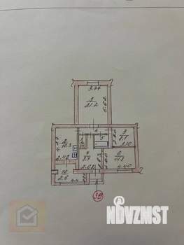 3-к квартира, вторичка, 72м2, 1/6 этаж
