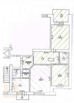 3-к квартира, вторичка, 73м2, 3/9 этаж