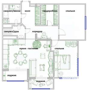 2-к квартира, сданный дом, 84м2, 16/18 этаж