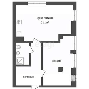 2-к квартира, вторичка, 45м2, 3/10 этаж