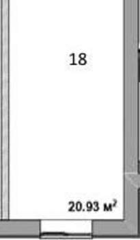 Студия квартира, вторичка, 21м2, 1/9 этаж