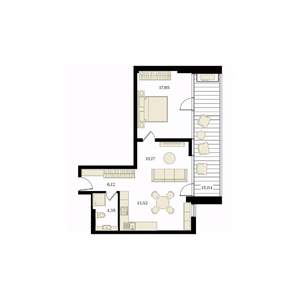 2-к квартира, вторичка, 63м2, 5/12 этаж