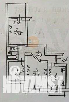 3-к квартира, вторичка, 69м2, 4/9 этаж