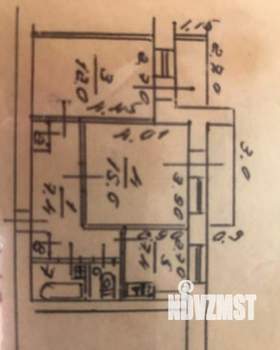 2-к квартира, вторичка, 47м2, 9/9 этаж