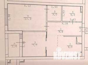 2-к квартира, вторичка, 43м2, 4/12 этаж