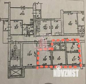 3-к квартира, вторичка, 59м2, 2/9 этаж
