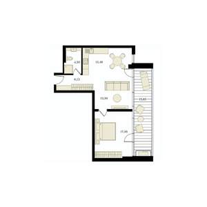 2-к квартира, вторичка, 63м2, 7/12 этаж
