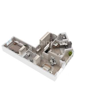 2-к квартира, вторичка, 66м2, 8/11 этаж