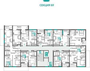 1-к квартира, вторичка, 31м2, 7/9 этаж