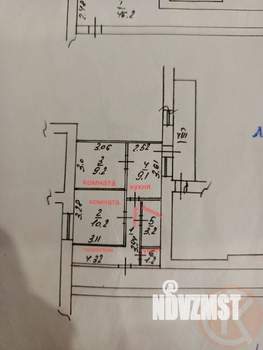 2-к квартира, вторичка, 41м2, 5/9 этаж