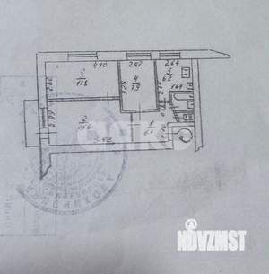 3-к квартира, вторичка, 51м2, 3/5 этаж