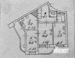 3-к квартира, вторичка, 58м2, 17/20 этаж