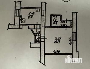 1-к квартира, вторичка, 35м2, 1/2 этаж